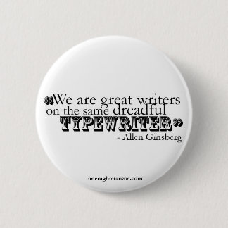 Bóton Redondo 5.08cm Pino terrível da máquina de escrever