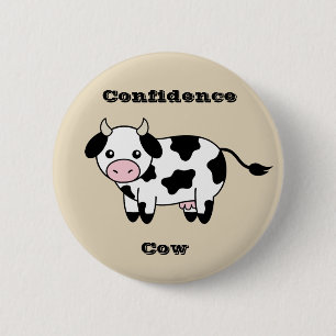 Bóton Redondo 5.08cm Pinos da vaca da confiança