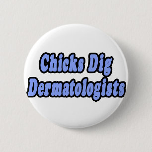 Bóton Redondo 5.08cm Pintinhos Dig Dermatologistas