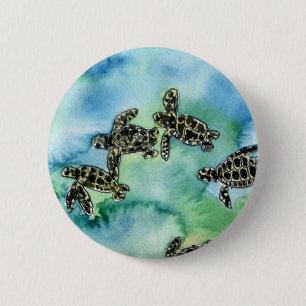 Bóton Redondo 5.08cm pintura animal dos animais selvagens do réptil da