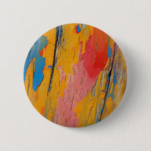 Bóton Redondo 5.08cm Pintura de cores primárias