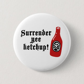 Bóton Redondo 5.08cm Pirata do Ketchup Engraçado