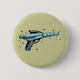 Bóton Redondo 5.08cm Pistola do laser da arma de raio da estrela