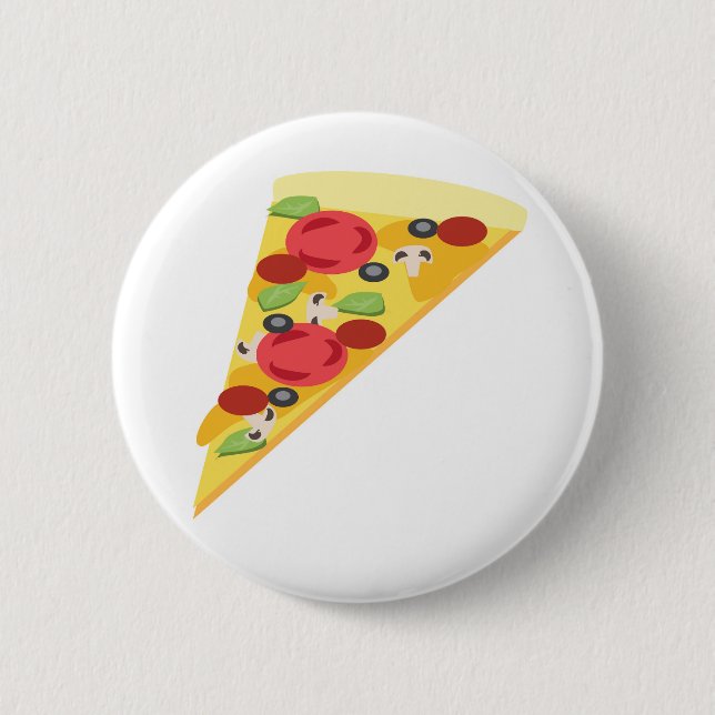 Bóton Redondo 5.08cm Pizza (Frente)