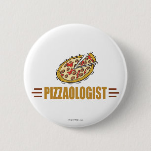 Bóton Redondo 5.08cm Pizza Engraçada