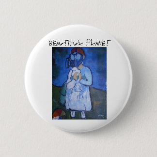 Bóton Redondo 5.08cm Planeta bonito, planeta bonito