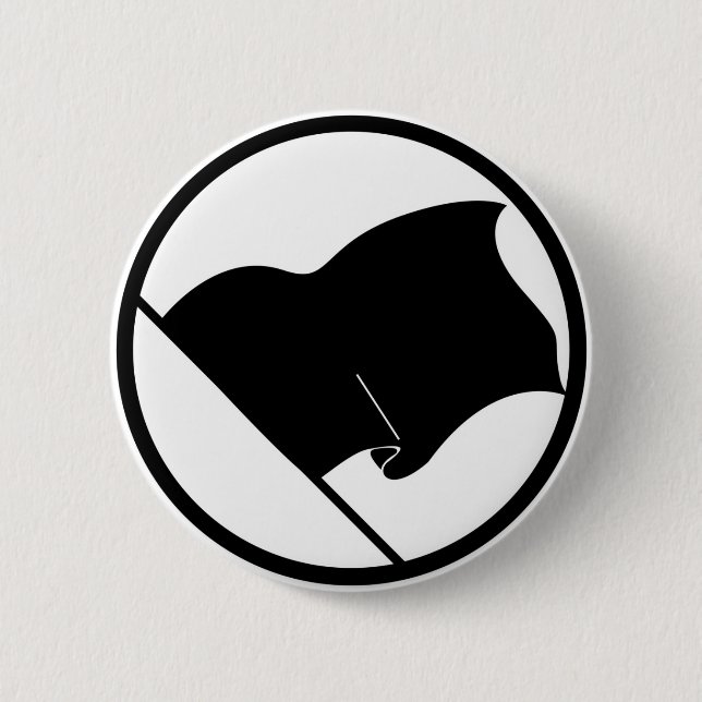 Bóton Redondo 5.08cm Planície roxa verde preta da bandeira nenhum vazio (Frente)