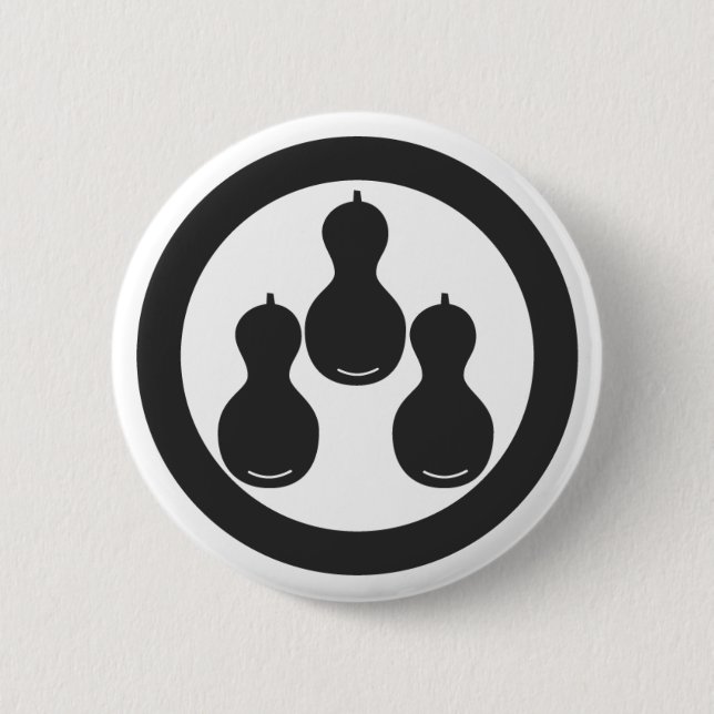 Bóton Redondo 5.08cm Plantas [Camadas Familiares] (Frente)