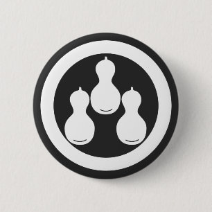 Bóton Redondo 5.08cm Plantas [Camadas Familiares]