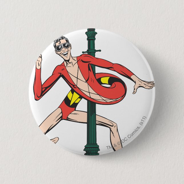 Bóton Redondo 5.08cm Plastic Man Wraps Streetlamp (Frente)