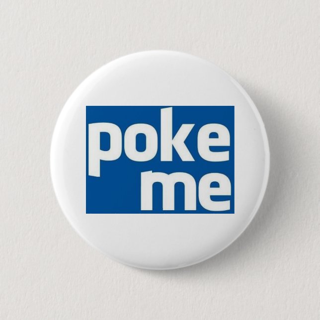 Bóton Redondo 5.08cm Poke Me (Frente)