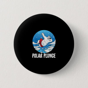 Bóton Redondo 5.08cm Polar Plunge Ice Salta Urso Polar Natação de inver