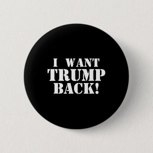 Bóton Redondo 5.08cm Político - Eu Quero Trump Ck - 45º Presidente Trum