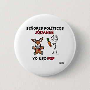 Bóton Redondo 5.08cm Políticos do EL P2P y los…