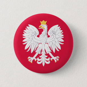 Bóton Redondo 5.08cm Polônia emblema