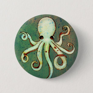 Bóton Redondo 5.08cm Polvo Cthulhu
