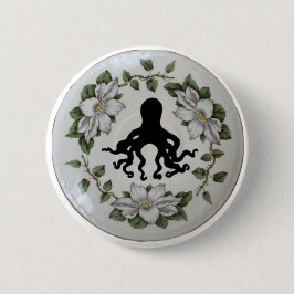 Bóton Redondo 5.08cm Polvo em um botão do crachá do Pin do Teacup