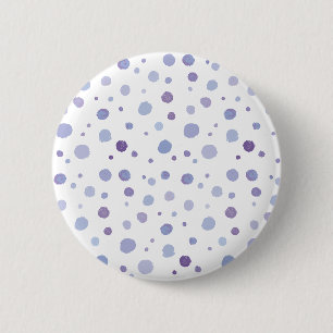 Bóton Redondo 5.08cm pontos pintados à mão