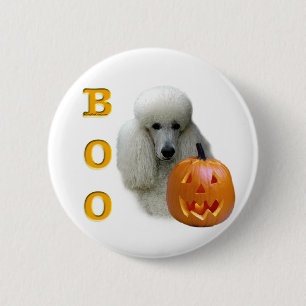 Bóton Redondo 5.08cm Poodle (Revestido Branco)