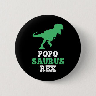 Bóton Redondo 5.08cm Popo-saurus Rex Dino Dinossauro Engraçado Poposaur