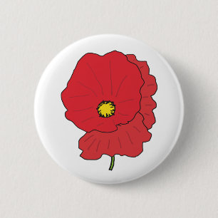 Bóton Redondo 5.08cm Poppy