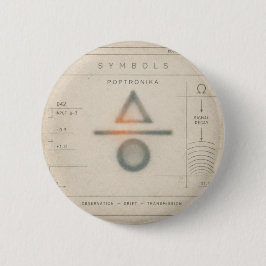 BÓTON REDONDO 5.08CM POPTRONIKA - SÍMBOLOS - LOGO EMBLEMA