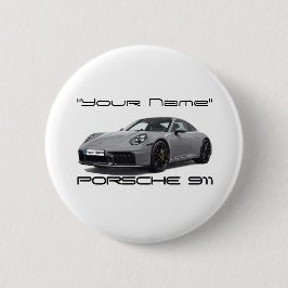 Bóton Redondo 5.08cm Porsche 911 (PERSONALIZADO) 992.2