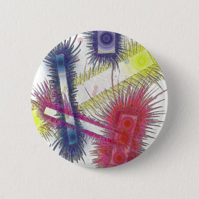 Bóton Redondo 5.08cm Porta do Céu 6e (Frente)