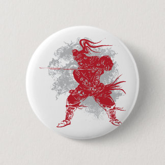Bóton Redondo 5.08cm Pose do samurai