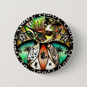 Bóton Redondo 5.08cm Posto Apocalyptic Skateboard