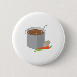 Bóton Redondo 5.08cm Pot Of Soup