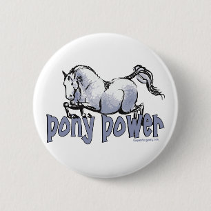 Bóton Redondo 5.08cm Potência Pony