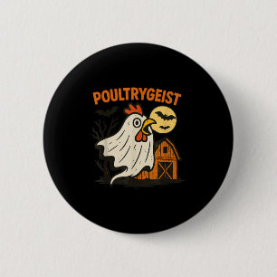 Bóton Redondo 5.08cm Poultrygeist Engraçado Galinha Fantasma Datas do D