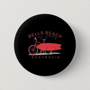 Bóton Redondo 5.08cm Praia de Bells Austrália Prancha de Surfe Biciclet