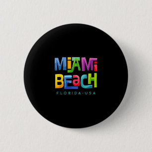 Bóton Redondo 5.08cm Praia de Miami