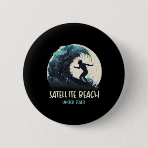 Bóton Redondo 5.08cm Praia de Satellite Beach Estados Unidos Surfing Su