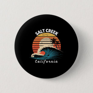 Bóton Redondo 5.08cm Praia Salt Creek Califórnia Mulheres Homens Surfan