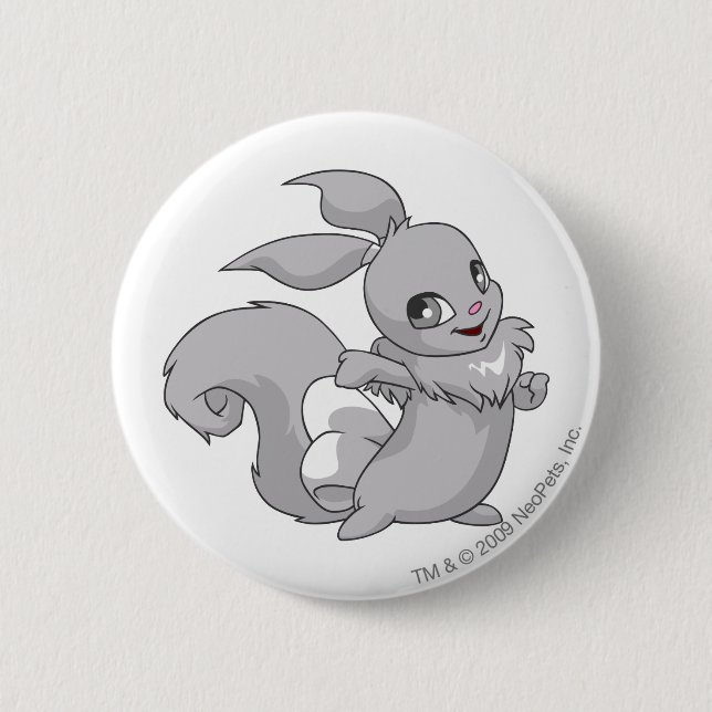 Bóton Redondo 5.08cm Prata de Usul (Frente)