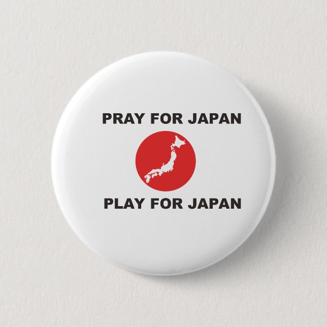 BÓTON REDONDO 5.08CM PRAY PARA JAPÃO, JOGO PARA JAPÃO (Frente)