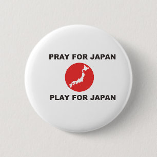 BÓTON REDONDO 5.08CM PRAY PARA JAPÃO, JOGO PARA JAPÃO