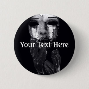 Bóton Redondo 5.08cm Preencher Minha Máscara