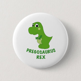 Bóton Redondo 5.08cm Pregossauro Rex Dinossauro Gato-Rex Grávido