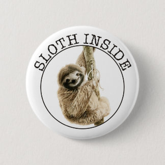 Bóton Redondo 5.08cm Preguiça para dentro