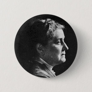 Bóton Redondo 5.08cm Prêmio Nobel da Paz Jane Addams