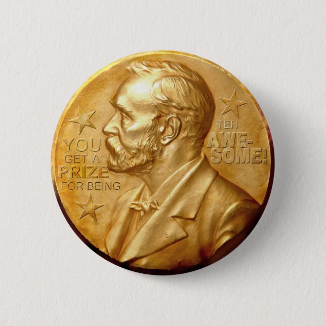 Bóton Redondo 5.08cm Prêmios para todos! Botão (Frente)