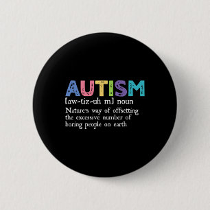 Bóton Redondo 5.08cm Presente de Admissão de Consciência do Autismo Def