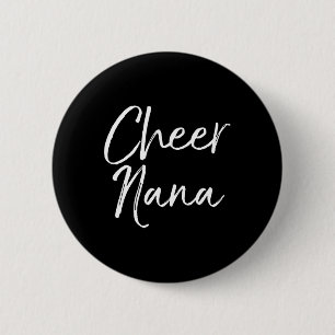 Bóton Redondo 5.08cm Presente de Avó Cheerleader Família Combinando Fof