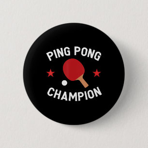 Bóton Redondo 5.08cm Presente do Mesa do Campeão de Ping Pong