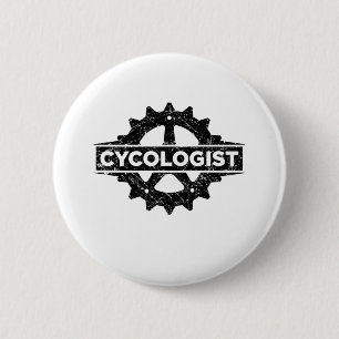 Bóton Redondo 5.08cm Presente engraçada de ciclismo do cicologista