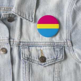 Bóton Redondo 5.08cm Presentes artísticos do Orgulho Pansexual Slipper